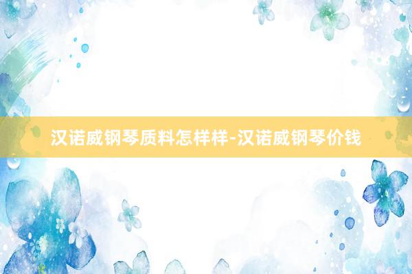 汉诺威钢琴质料怎样样-汉诺威钢琴价钱